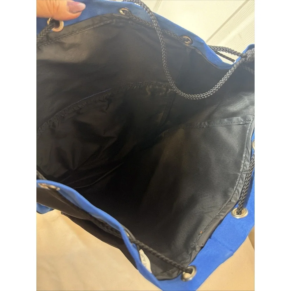 Los Alamitos Horse Race Track Tote Blue And Black Bag Vintage 1990s